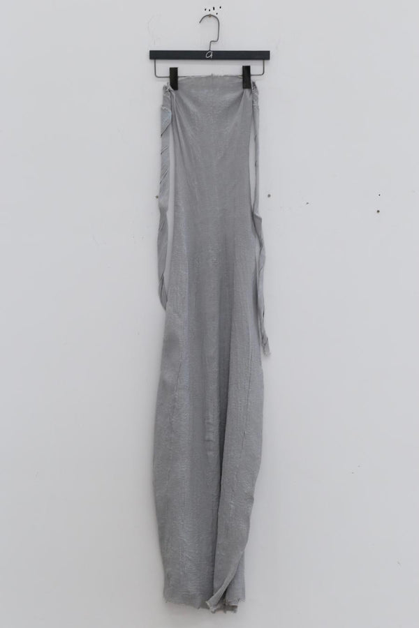 Marc Le Bihan 21915 Silk Shrinkage Stretch One-Piece Dress Collection French High-Level Handmade MLB-21943-ZZH Pearl Grey PMLB4